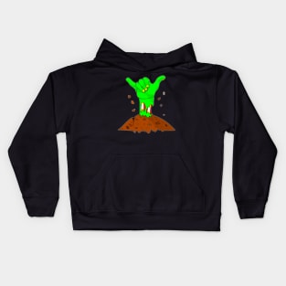 Zombie Hand. Hang Loose. Ideal Halloween Shirt Kids Hoodie